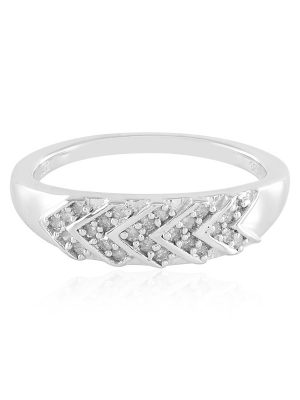 I2 (I) Diamant-Silberring