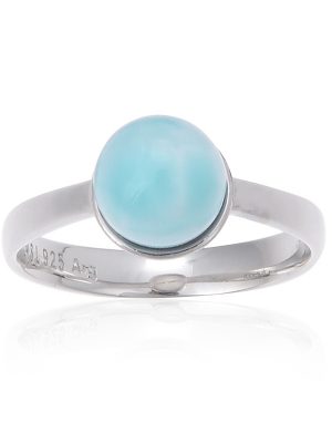 Larimar-Silberring