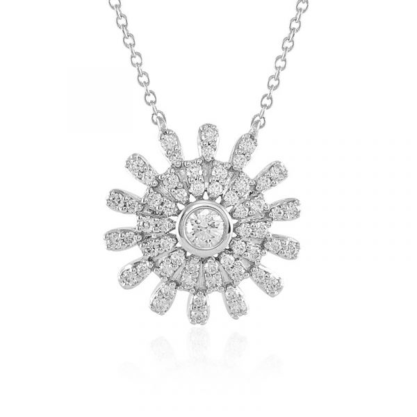 Lupenreiner (F) Brillant-Goldcollier (LUCENT DIAMONDS)