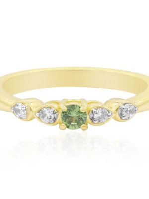 Madagaskar-Demantoid-Goldring