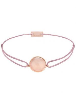 Momentoss Filo Armband - Textil - Rosa - Chalzedon Rosa - 21203148