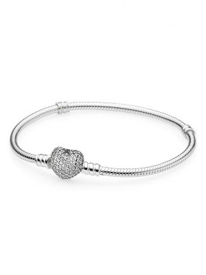 Pandora Armband - Pavé-Herz - 590727CZ