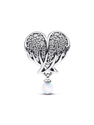 Pandora Charm - Angel wing heart - 792980C01