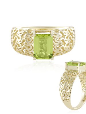 Peridot-Goldring (Ornaments by de Melo)