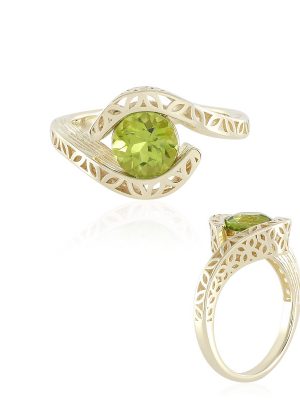 Peridot-Goldring (Ornaments by de Melo)