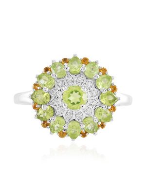 Peridot-Silberring