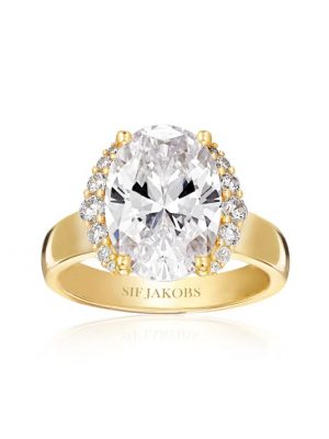 SIF Jakobs Ring - Ellisse - SJ-R2342-CZ-YG