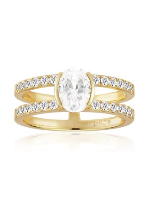 SIF Jakobs Ring - Ellisse - SJ-R2357-CZ-YG