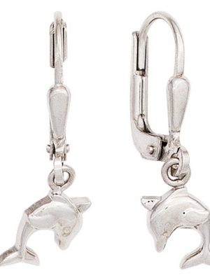SIGO Kinder Boutons Delfin 925 Sterling Silber Ohrringe Ohrhänger Kinderohrringe