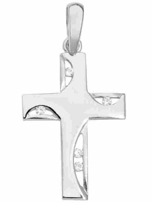 Schneider Basic Anhänger - Silber - Kreuz - SKE03