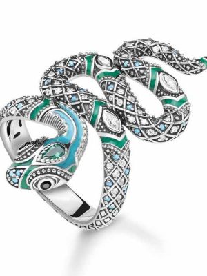 Thomas Sabo Ring - Glam and Soul - Schlange - TR2181-845-17