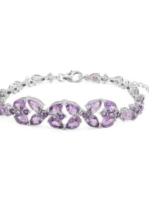 Amethyst-Silberarmband