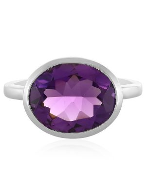 Amethyst-Silberring