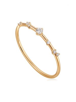 Ania Haie Damenring Stargazer RAU002-03YG-54 585er Gelbgold