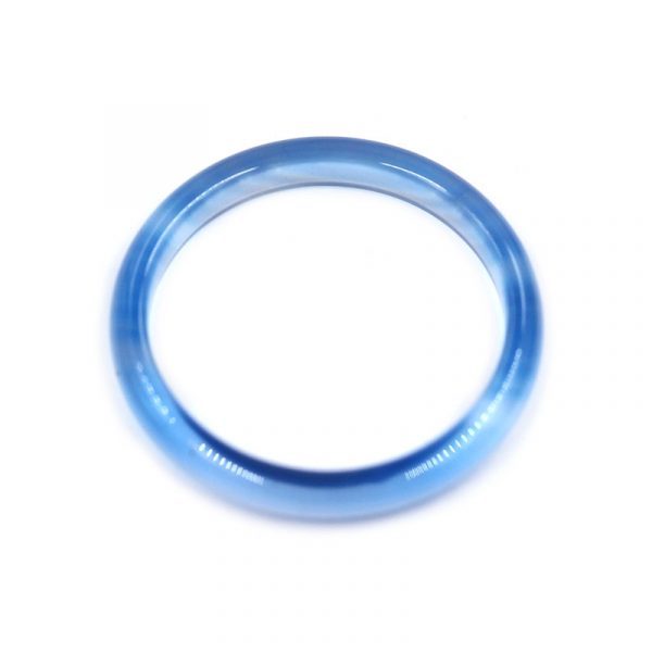 Blauer Achat-Ring