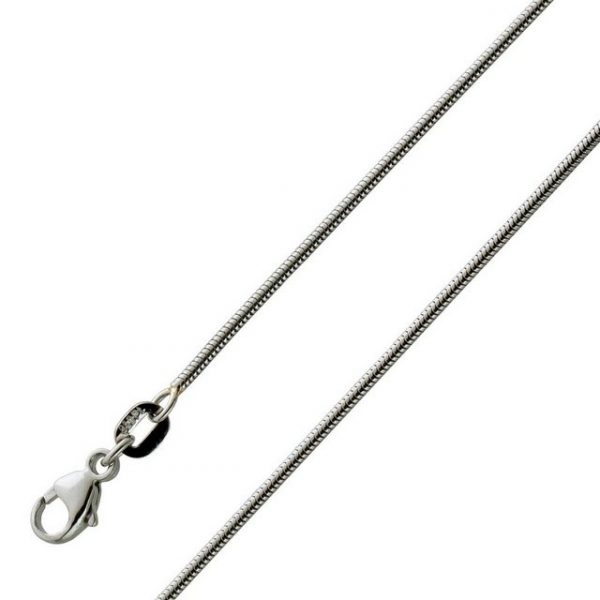 Ch.Abramowicz Collier Schlangenkette 1,2 mm Platin 950 massiv UNISEX 42 (1-tlg)