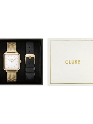 Cluse Uhren-Set inkl. Wechselarmband La Tétragone CG10318