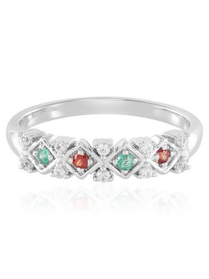Edelstein-Silberring