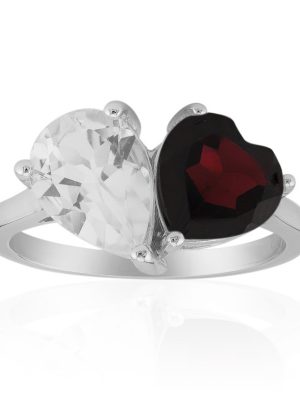 Edelstein-Silberring