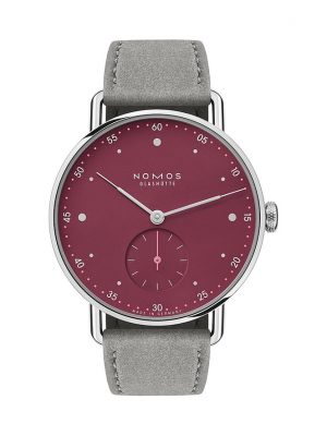 Nomos Glashütte Damenuhr Metro 33 muted red 1123