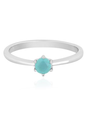 Paraiba-Opal-Silberring