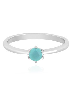 Paraiba-Opal-Silberring