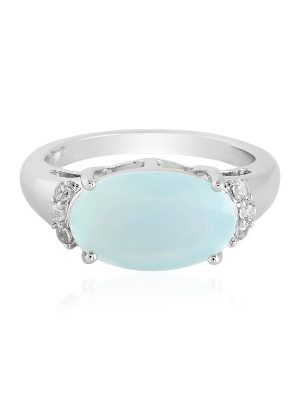 Paraiba-Opal-Silberring