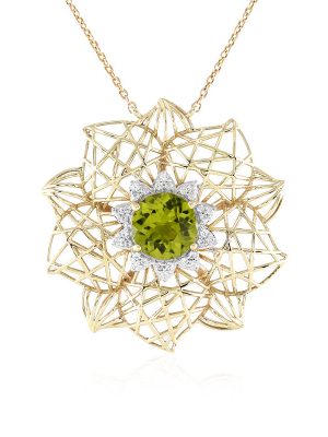 Peridot-Goldcollier (Ornaments by de Melo)