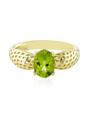 Peridot-Goldring (Ornaments by de Melo)