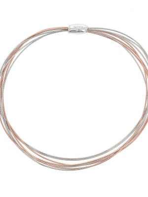 Pesavento Kette WDNAG215 925er Silber platiniert, 750er Roségold