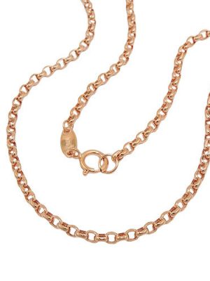 SIGO Kette Ankerkette rund 9Kt Rotgold 45cm