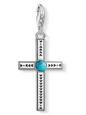 Thomas Sabo Charm - Kreuz Türkis - 1677-878-17