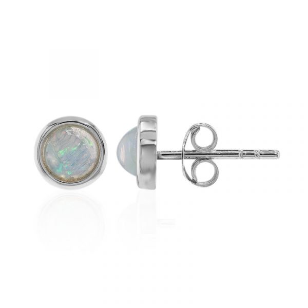 Welo-Opal-Silberohrringe