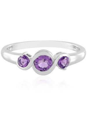 Amethyst-Silberring