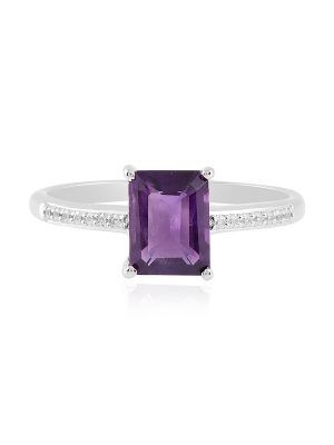 Amethyst-Silberring