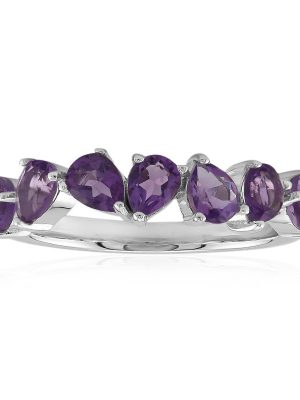 Amethyst-Silberring