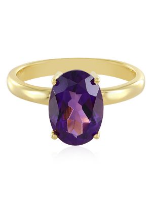 Amethyst-Silberring