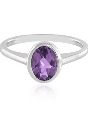 Amethyst-Silberring