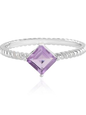 Amethyst-Silberring