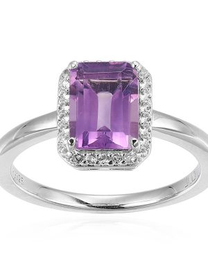 Amethyst-Silberring