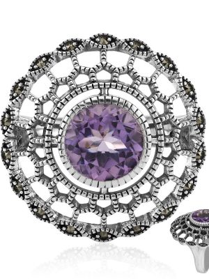 Amethyst-Silberring (Annette classic)