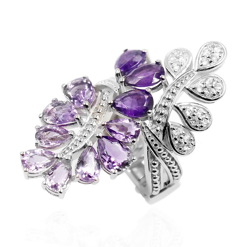 Amethyst-Silberring (Dallas Prince Designs) Amethyst-Silberring (Dallas Prince Designs)