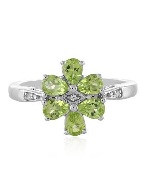 Arizona-Peridot-Silberring