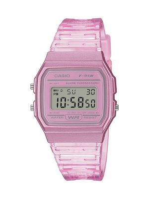 Casio Damenuhr Collection Women F-91WS-4EF Resin