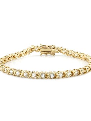 Grüner Amethyst-Silberarmband
