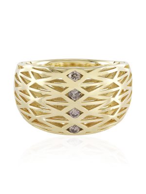 I2 Champagner-Brillant-Goldring (Ornaments by de Melo)