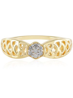I2 (I) Diamant-Silberring