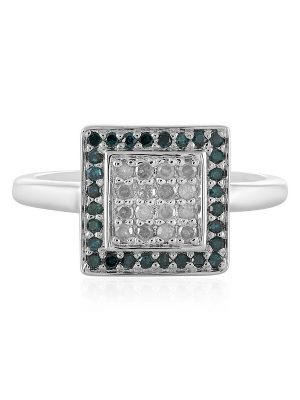 I3 (H) Diamant-Silberring