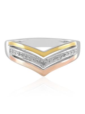 I3 (J) Diamant-Silberring