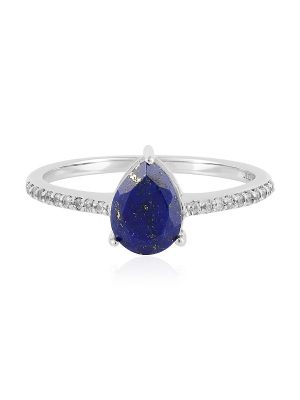 Lapislazuli-Silberring